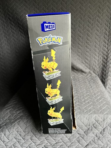 MEGA Pokemon Motion Pikachu Mechanized Toy Building Set 1095 PCS DAMAGED BOX - Picture 4 of 19