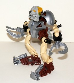LEGO BIONICLE Pohatu Nuva #8568 Near Complete With Canister NO Mask NO Manual