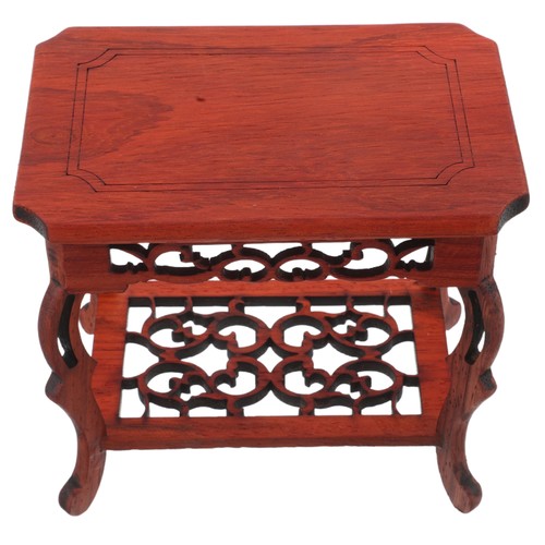  Holz Bonsai Ständer - Pflanzgefäßhalter Holzsockel Ständer für Topfpflanzen - Bild 5 von 12