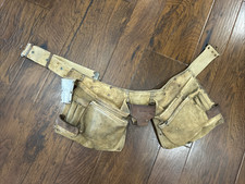 Vintage Sears Craftsman Carpenter Tool Belt Apron 45147 Heavy Top Grain Cowhide