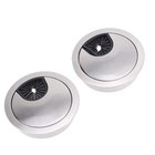  2 Pieces Kabellochabdeckung Schreibtisch Durch Die Tülle Führen Kabeltülle