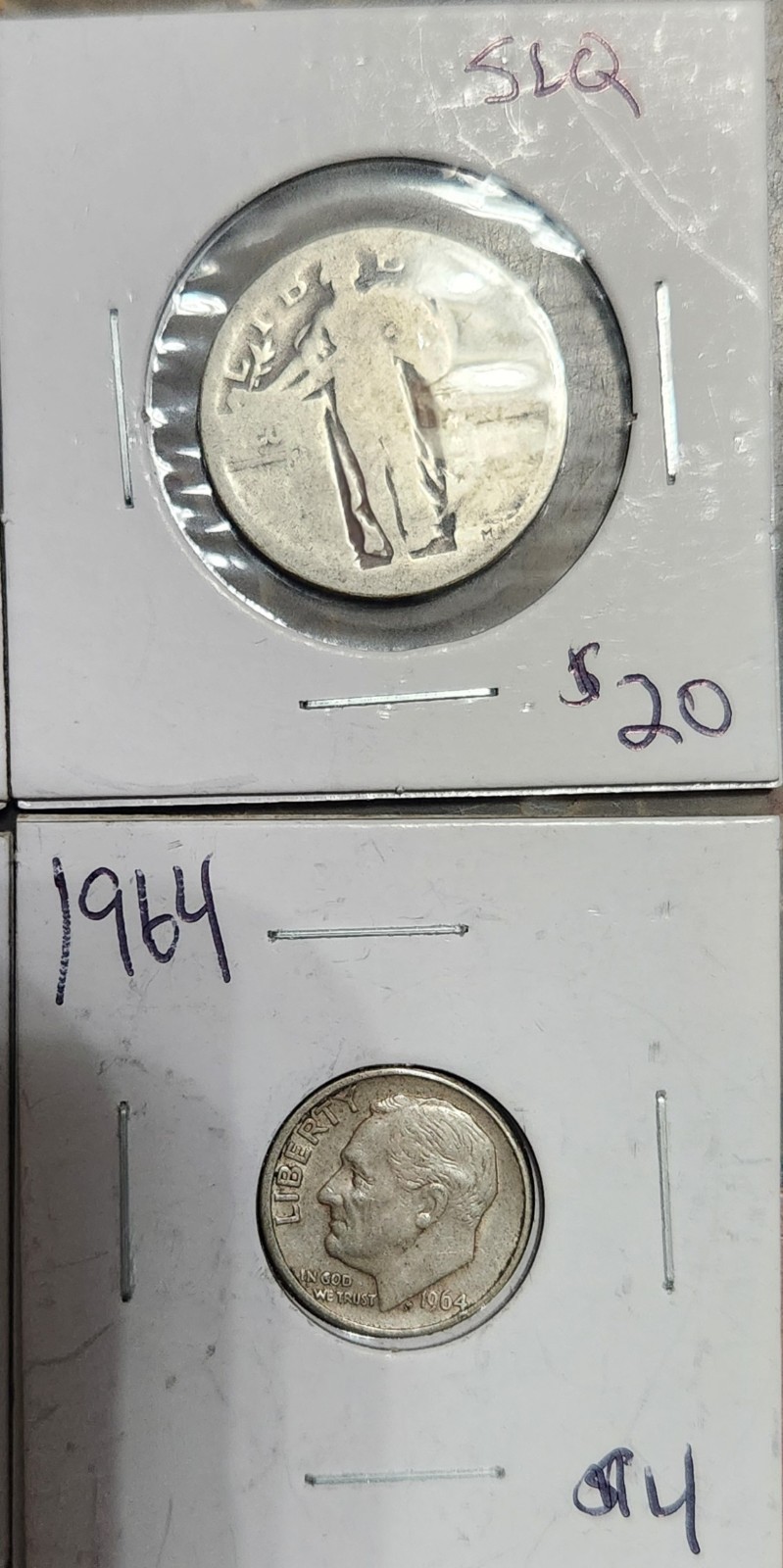 US Silver Coin Lot ~ Various Grades