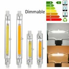 R7S 15W 30W LED COB Glass Replace 118mm 78mm  Halogen Lamp 110V/220V Dimmable