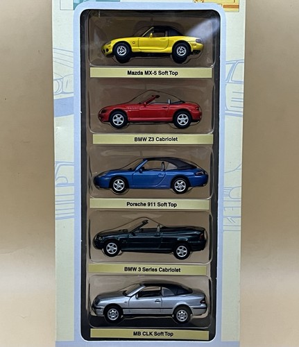 Cararama Very Rare 1:72 Convertible Set - MX5, Z3, Porsche 911, BMW E46, CLK