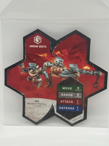Arrow Gruts - Heroscape - Wave 1 - Malliddon's Prophecy - Free Shipping Army Card - Bild 3 von 4