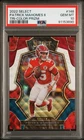 2022 PANINI SELECT TRI-COLOR PRIZM #148 PATRICK MAHOMES II 191/199 PSA 10