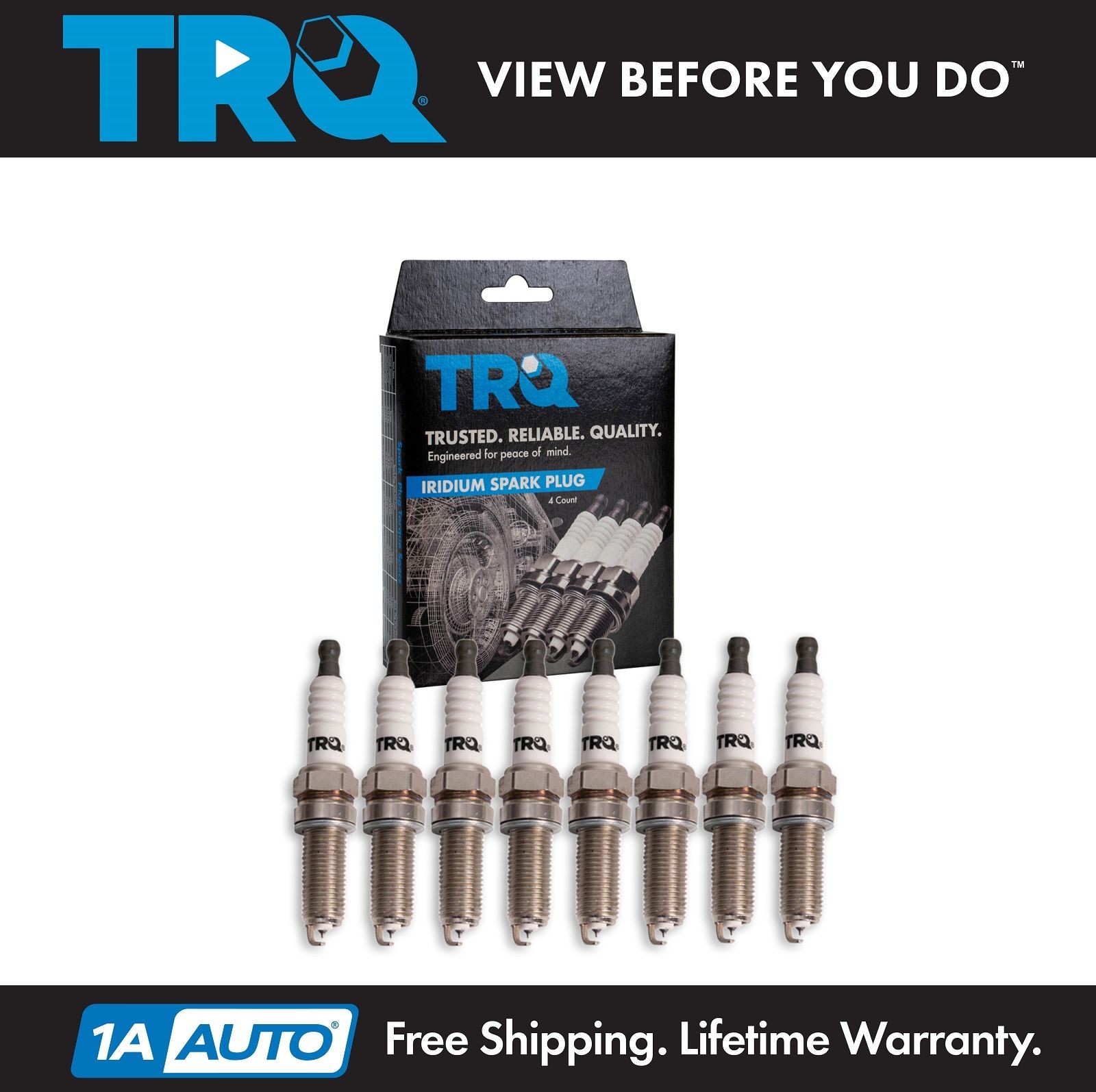 TRQ Spark Plug Set Fits 2009-2019 INFINITI 2016-2023 Nissan