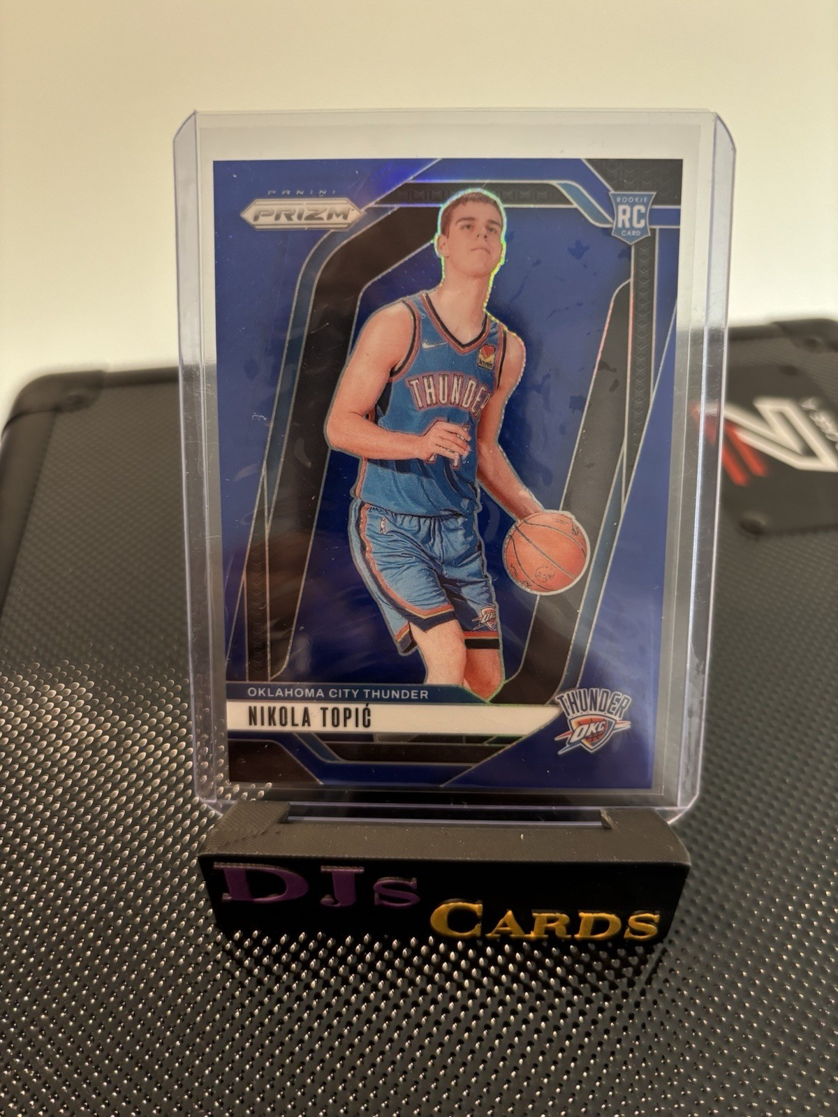 2024-25 Panini Prizm - Nikola Topic #230 Blue Prizm /199 (RC)
