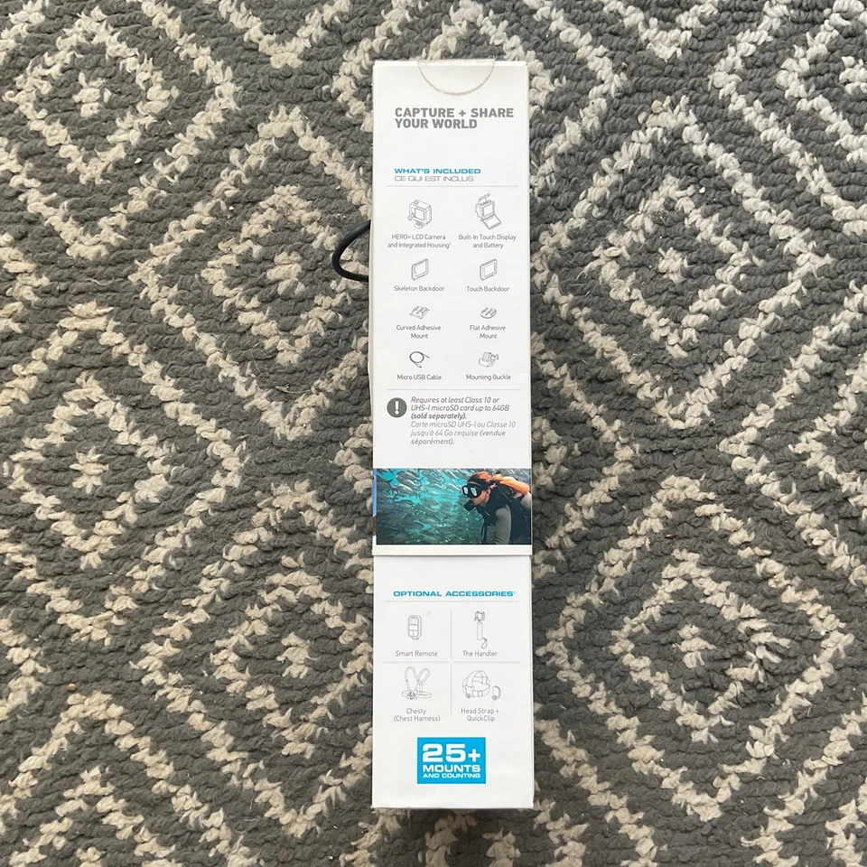 GOPRO HERO+ LCD PLUS *RETAIL* TouchScreen HD Waterproof 8MP/1080p CHDHB-101 NEW - Image 3 of 4
