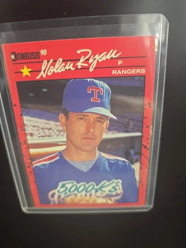 1990 Donruss - Nolan Ryan #659 5000 K's on Front and Back