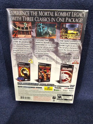 Mortal Kombat Kollection (Sony PlayStation 2, 2008) - Brand New Factory Sealed - Picture 2 of 10