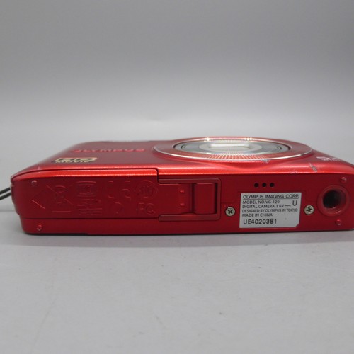 Olympus Digital Camera VG-120 14.0MP Red Tested Full Working Set - Picture 6 of 8