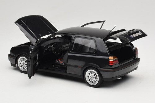 188415 Volkswagen Golf Mk3 GTI Black Metallic Norev 1/18 - Picture 5 of 8