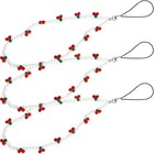 3pcs Universal Cellphone Hanging Straps Phone Back Lanyard Decors Phone