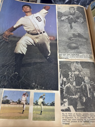 De colección Años 40 Mayormente Béisbol, Álbum de Recortes, 86 Páginas Recortes de Periódicos - Imagen 18 de 22