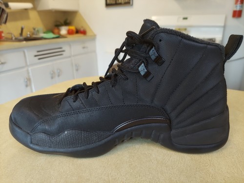 Nike Air Jordan 12 Winterized Triple Black Größe 9,5 BQ6851-001 - Bild 7 von 11