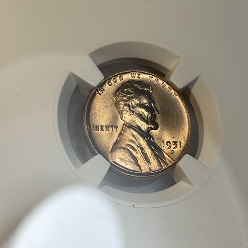 1951 - D Lincoln Wheat Penny 1 Cent NGC Certified Graded MS66 RD Coin Beauty - Picture 10 of 15