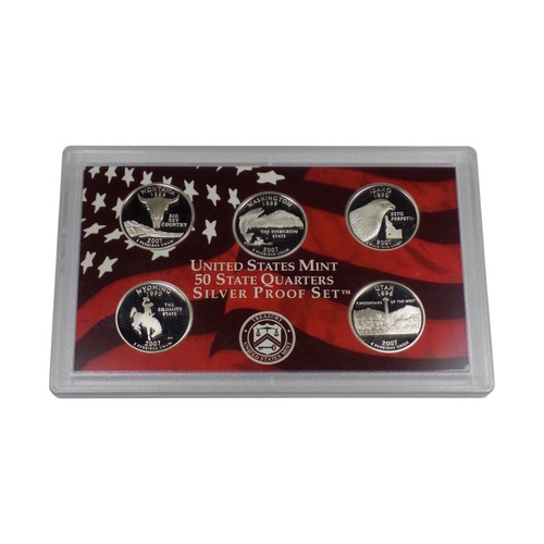 2007 UNITED STATES MINT SILVER PROOF SET WITH COA #8063 - 第 9/11 張圖片