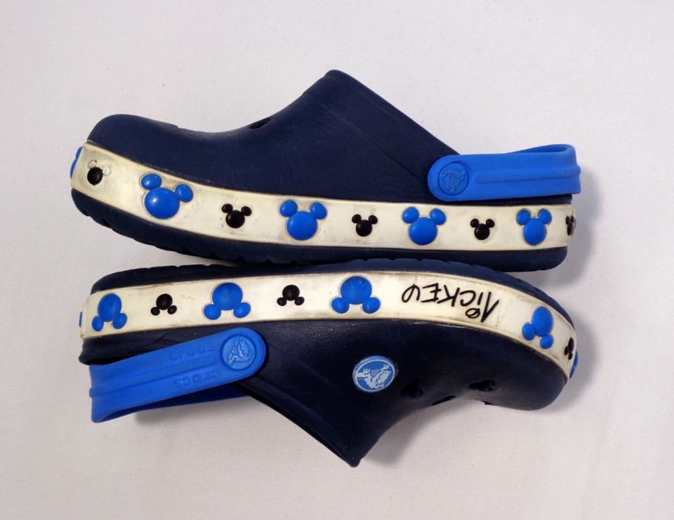Zuecos Crocs Niños Disney Mickey Mouse Azul Talla 12 C 13 Foto 3 de 4