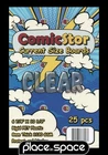 25 X CURRENT SIZE COMIC CLEAR BACKING BOARD - RIGID, CRYSTAL CLEAR