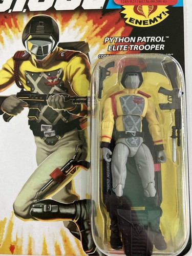 GI JOE 25th Anniversary Python Patrol Elite Trooper PYTHON CRIMSON GUARD MOC