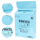 Briefkasten mit Schloss, Retro-Briefkasten, Wandmontage, Briefkasten,