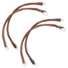  4er-Set Ersatzgriffe aus geflochtenem Rattan für Picknickkörbe –