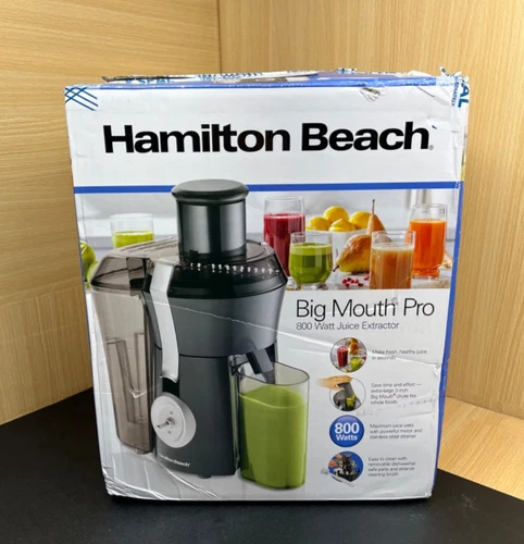 Hamilton Beach Big Mouth Juice Extractor Black (67650) Easy to Clean 800W