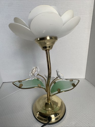 Lotusblume Tisch Touch Lampe Nachttisch Nachtlicht Floral Akzent Wohndeko - Bild 6 von 8