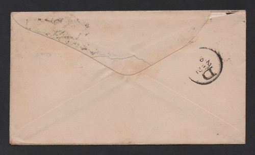 US 1875 SCOTT #178 TIED NEW YORK ON ADVERTISING "BIG INDIAN WIGWAM" - Picture 2 of 2