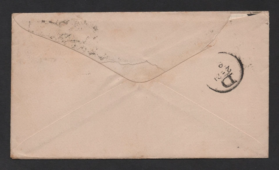 US 1875 SCOTT #178 TIED NEW YORK ON ADVERTISING "BIG INDIAN WIGWAM" - Image 2 of 2