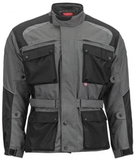 Noru Bosui Mens Motorcycle Adventure Jacket Gray/Black