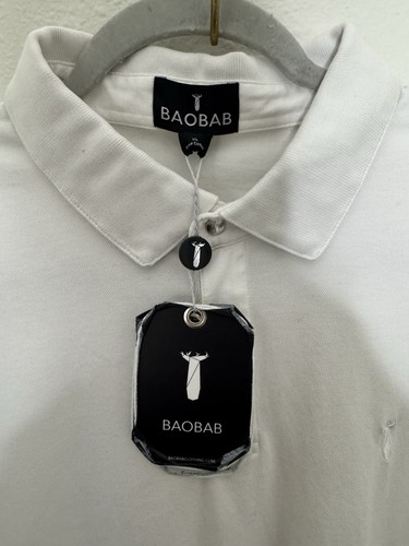 NWT Baobab perfect Polo Men Size XL Golf Pima Cotton pique Short Sleeve Shirt - Picture 3 of 8