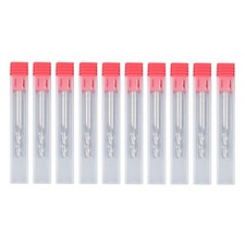 10x 1/4" Carbide End Mills for Aluminum, 3 Flute Regular Length Alu-Power