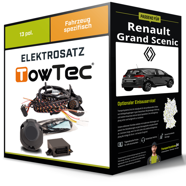 Elektrosatz 7-Pol Spezifisch für Seat Leon 09.2012-05.2015 NEU ECS Electronics-image