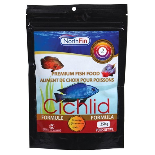 NorthFin Cichlid Formula 3mm Pellets 250g Omnivore Carnivore Premium Fish Food - Picture 1 of 1
