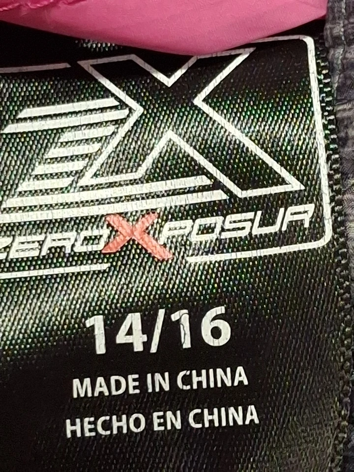 JAQUETA ZEROXPOSUR EMBALÁVEL Rosa E Cinza, TAMANHO Juventude 14/16 Com Capuz - Imagem 2 de 4