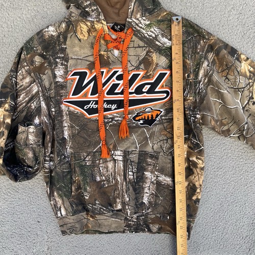 Minnesota Wild RealTree Camuflada Sudadera con Capucha NHL Hockey Caza Aire Libre Sudadera Pequeña - Imagen 7 de 8