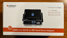 Fideco S3G-PL06 USB3.0 to SATA or IDE Hard Drive Adapter Converter -SEALED
