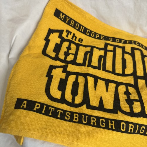Pittsburgh Steelers Terrible Towel Authentic Myron Cope Official Vintage - Picture 4 of 6