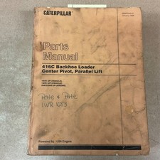 CAT Caterpillar 416C PARTS MANUAL BOOK CATALOG TRACTOR BACKHOE LOADER sn 1KR 1WR