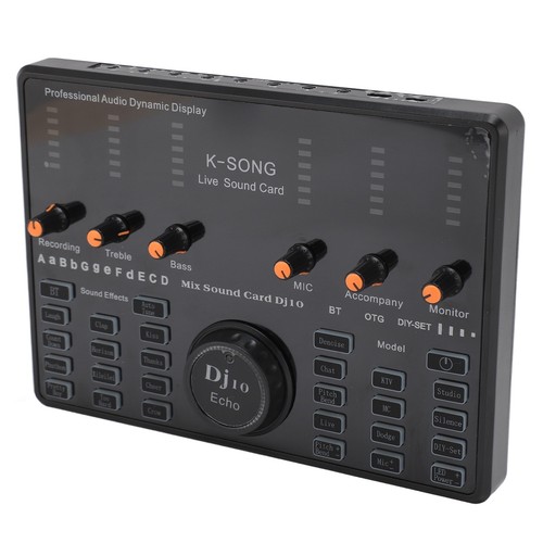 Live Sound Card Intelligent Noise Reduction Multi Sound Effects 48KHZ Output CB - Afbeelding 17 van 24