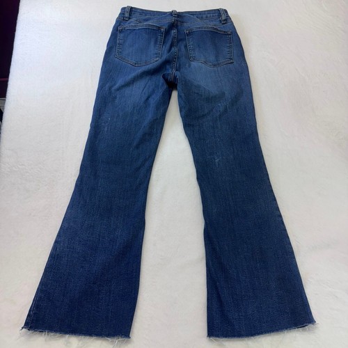 Frame Damen Le Crop Mini Boot Blue Denim Jeans Gr. 27 Bootcut Cropped Preppy - Bild 2 von 8