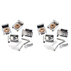  8 Stücke Frühling beladene Spiegelaufhänger Clips Setzen Sie ungerahmte