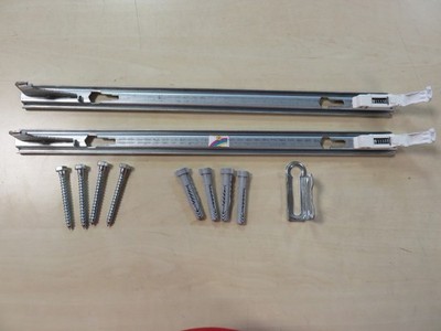 2 Sets Cosmo Schnellmontagekonsolen Set Heizkörper ohne Laschen BH 600 universal