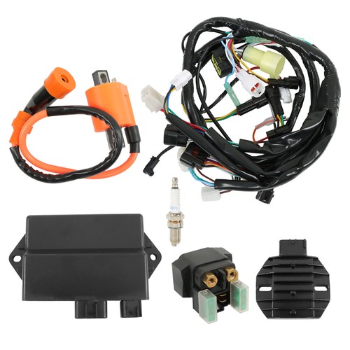For Yamaha Raptor YFM350R 2004-13 Ignition Coil CDI Relay Regulator Wire Harness - Picture 2 of 10