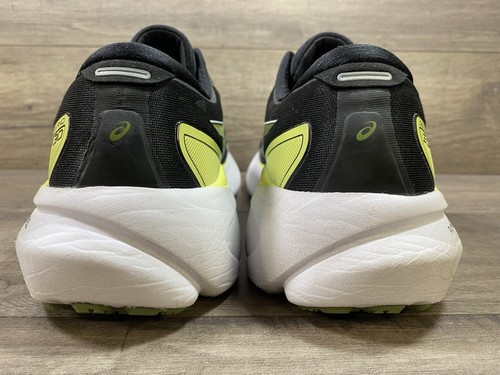 Asics Gel Kayano 30 Black Lime Running Shoes Sneakers Mens Size 12 W Wide - Picture 12 of 17
