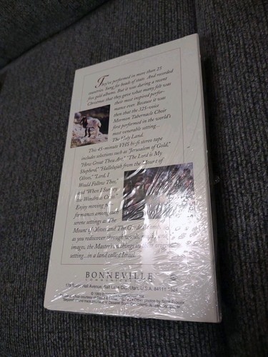 In a Land Called Israel VHS Brand New The Mormon Tabernacle Choir Life of Christ - Picture 2 of 2