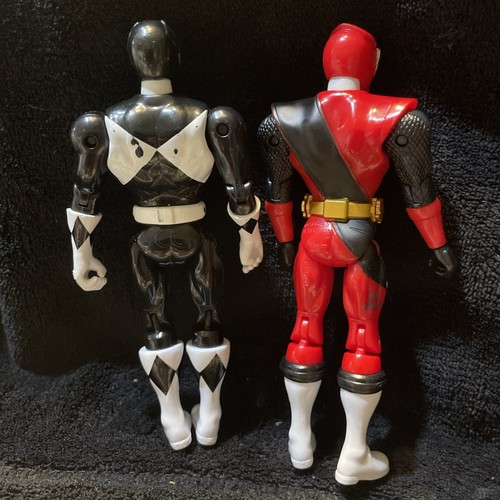 Power Rangers Black Ranger And Red Power Ninja 5" Action Figure Bin 25 - Picture 6 of 8