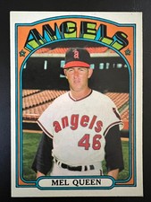 1972 Topps Mel Queen #196 California Angels